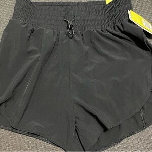 All in Motion Women's Black Athletic Shorts